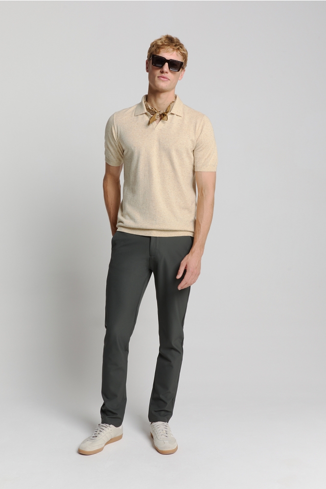 POLO MET KORTE MOUWEN 28220453 015 SAND